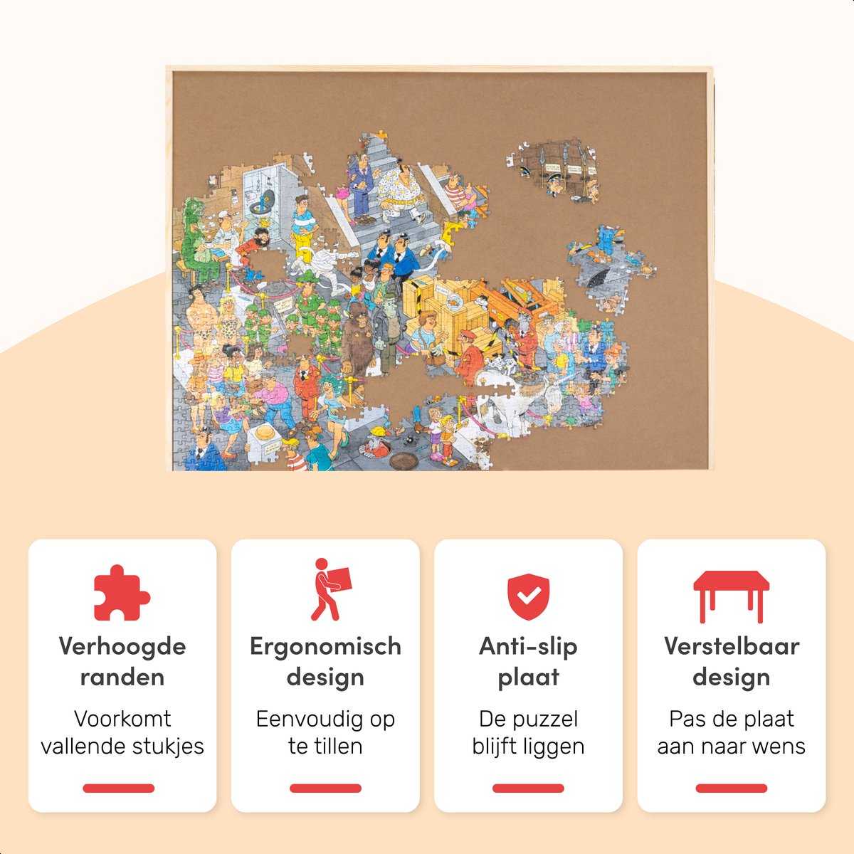 Diydash Puzzeltafel verstelbaar - 1000 stukjes